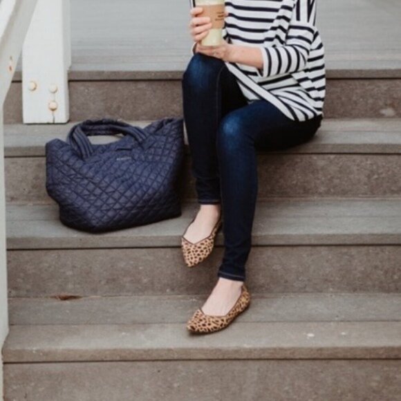 Rothy's The Point Ballet Flat Shoes in Cheetah Leopard Print Women's Size 7 - Picture 12 of 15